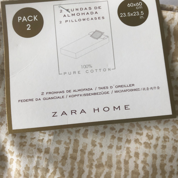 zara pillowcases